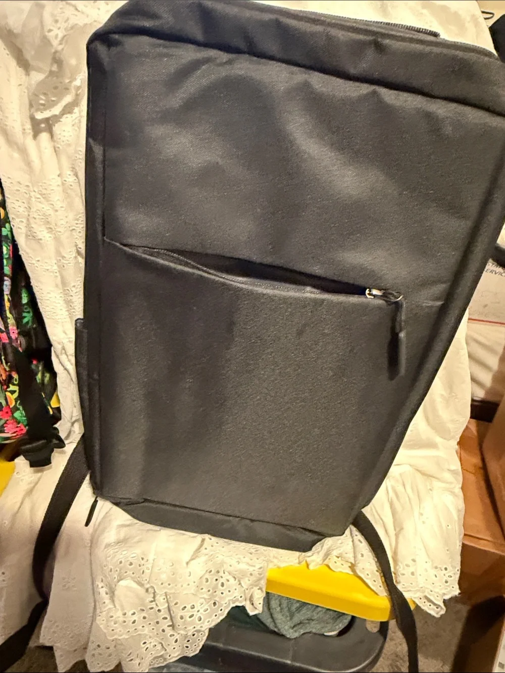 Minimalist Tech Backpack in Black